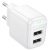 Мережевий Зарядний Пристрій Borofone BAS41A 2USB/12W/2.4A (Білий) мережевий зарядний пристрій borofone bas41a 2usb/12w/2.4a (білий)