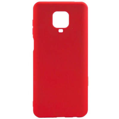Купить силіконовий чохол soft silicone case для xiaomi redmi note 9s/9 pro - red онлайн