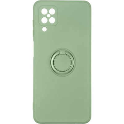Купить силіконовий чохол soft silicone casevsmagnet ring для samsung a125 galaxy a12/a127 galaxy a12/m127 galaxy m12 - green онлайн