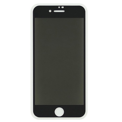 захисне скло glass для apple iphone 7 plus/8 plus full glue анти-шпигун (чорний) 