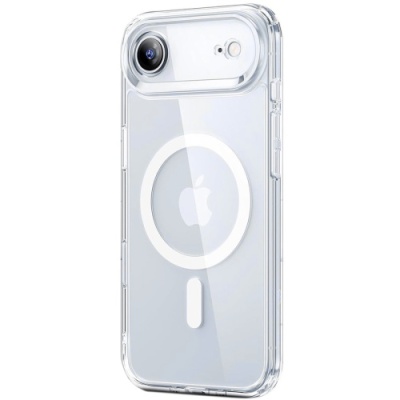 Купить силіконовий чохол magsafe full camera для apple iphone 17 air (прозорий) онлайн