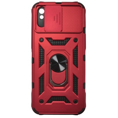 Купить чохол-накладка armor magnet camshield для xiaomi redmi 9a - red онлайн