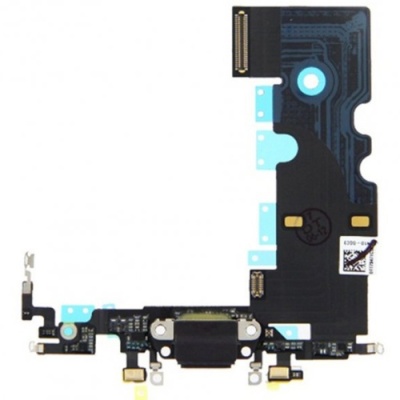 шлейф для iphone 8 (4.7") з роз'ємом зарядки black complete