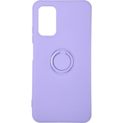 Купить силіконовий чохол soft silicone casevsmagnet ring для xiaomi redmi 9t/poco m3 - lavander онлайн
