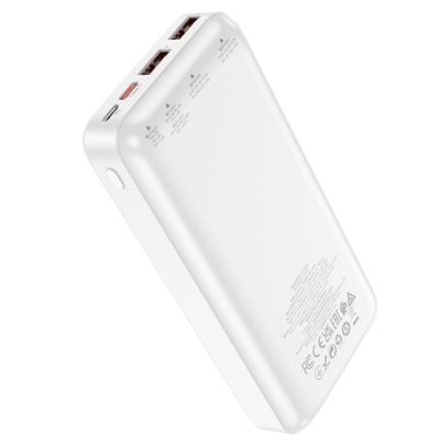 додаткова батарея power bank hoco j101a astute pd20w+qc3.0 22.5w 20000mah (білий) 