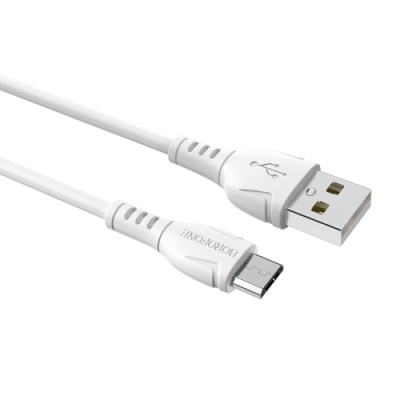 кабель borofone bx51 usb - microusb 2.4a/1m (білий) 