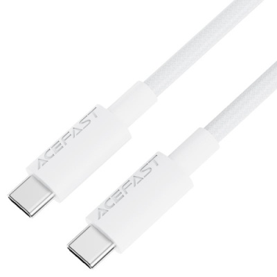 кабель acefast c18-03 type-c - type-c (1.2м) (білий) 
