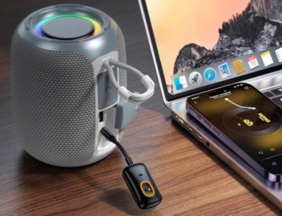 Bluetooth аудіо ресівер Hoco E151 (Чорний)