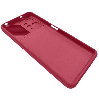 Купить силіконовий чохол soft tpu armor camshield для xiaomi redmi note 12 4g - wine red онлайн