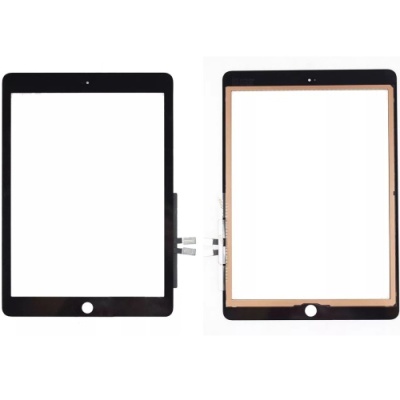 сенсор (тачскрин) для apple ipad 5 air, ipad air, ipad 9.7 2017 (a1475,a1822,a1823) чорний (original) з кнопкою home