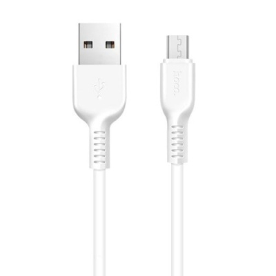 кабель hoco x20 usb - microusb 2.0a/2m (білий) 