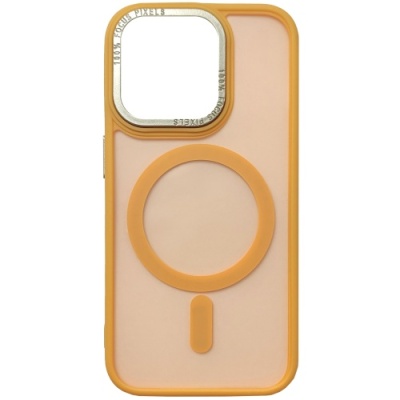 Купить чохол space tpu+pc color matte with magsafe для apple iphone 15 pro (yellow) онлайн