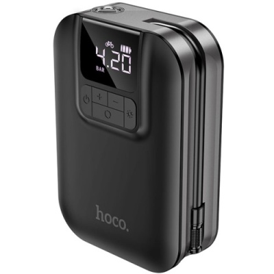 Автомобільний компресор Hoco S53 (Чорний)