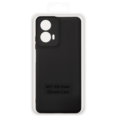 Купить чохол soft silicone case full для motorola g24 power (black) онлайн