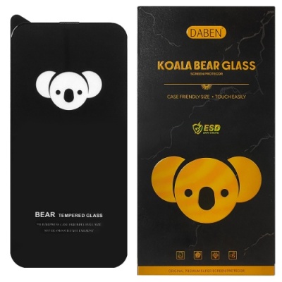 захисне скло bear hd tempered/anti-dust net glass для apple iphone 15 pro (чорний) 