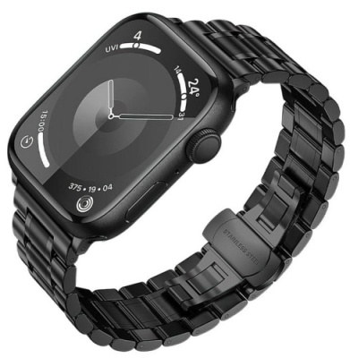 ремінець hoco wa32 для apple watch 1-11/ultra (42/44/45/49mm) (black) 