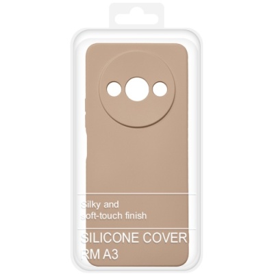 Купить силіконовий чохол soft silicone case для xiaomi redmi a3/poco c61 (пудра) онлайн