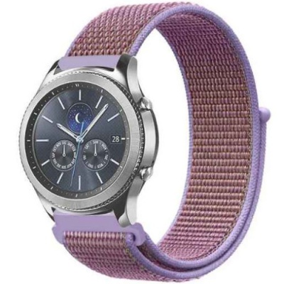 ремінець універсальний nylon strips для samsung/amazfit/huawei (20mm) (бузковий) 
