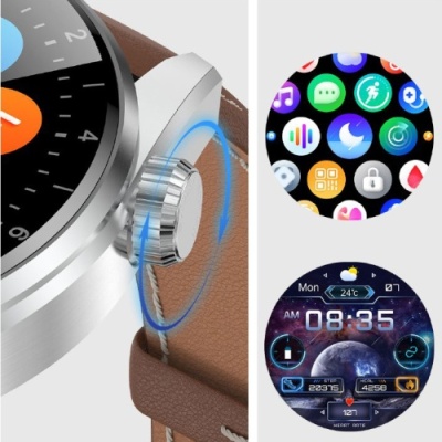 смарт-годинник xo w3 pro plus (срібний) 