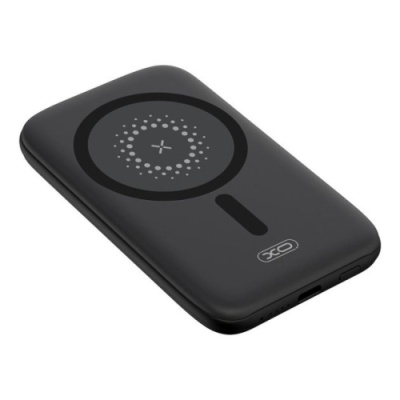 додаткова батарея power bank xo pr153 pd20w magnetic wireless 15w type-c 5000mah (чорний) 