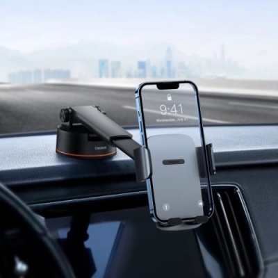 Автотримач Baseus Easy Control Clamp Car Mount Holder Pro (SUYK020014) Tarnish