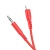 кабель aux hoco upa18 3.5mm(male) - lightning(male) 1m (червоний) 