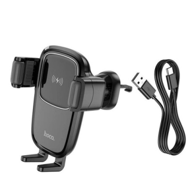 Автотримач Hoco HW1 Pro wireless (Чорний)