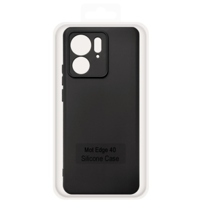 Купить чохол soft silicone case full для motorola edge 40 (black) онлайн