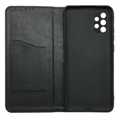 Купить чохол-книжка leather fold для samsung a725 galaxy a72 (чорний) онлайн