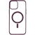 Купить чохол color+magsafe для apple iphone 15 pro max (07) бордовий онлайн