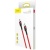 кабель baseus cafule type-c - type-c 60w/1m (catklf-g09) (red-black) 