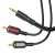 кабель aux borofone bl11 3.5mm to 2*rca 1,5m (чорний) 