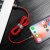 кабель baseus cafule usb - lightning 2.4a/1m (calklf-b09) (red-black) 