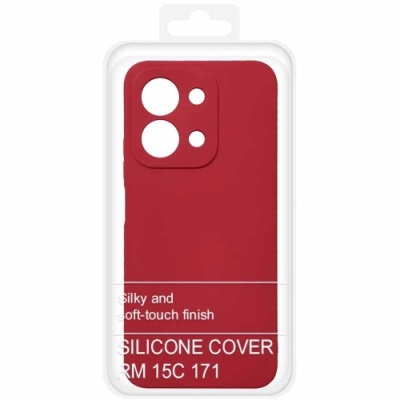 Купить чохол soft silicone case full для xiaomi redmi 15c/poco c85 (171.6/79.5/8mm) (червоний) онлайн