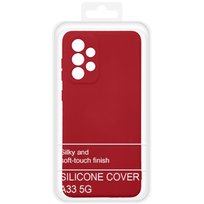 Купить чохол soft silicone case full для samsung a336 galaxy a33 5g (червоний) онлайн