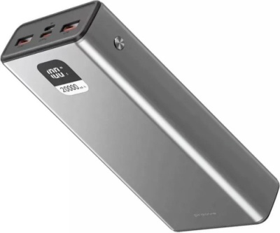 додаткова батарея power bank proove guardian pd20w+qc22.5w 10000mah (metal gray) 