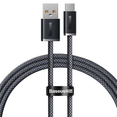 кабель baseus dynamic series usb - type-c 100w 5a/1m (cald000616) (slate grey) 