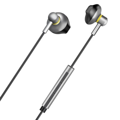 навушники earldom et-e54 universal 3.5mm jack vs mic&control metal grey 