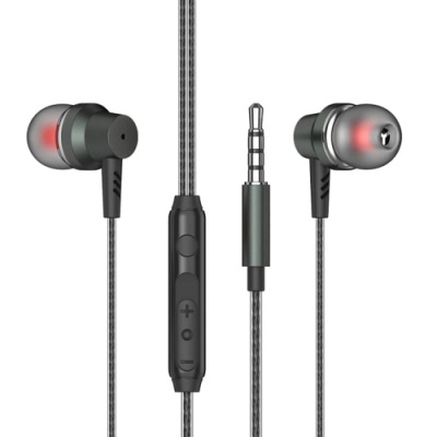 навушники earldom et-e49 universal 3.5mm jack vs mic&control black 