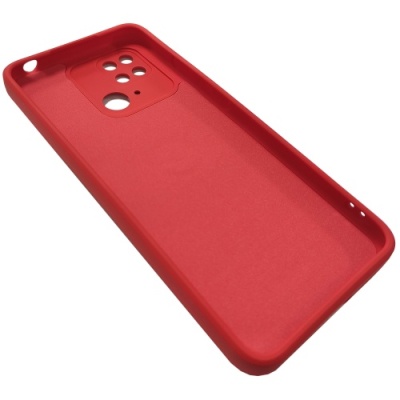 Купить силіконовий чохол soft silicone casevsmagnet ring для xiaomi redmi 10c - red онлайн