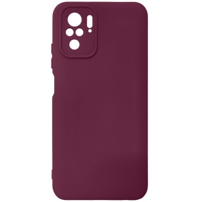 Купить чохол soft silicone case full для xiaomi redmi note 10/note 10s/poco m5s (maroon) онлайн
