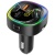 FM Модулятор SkyDolphin SZ21 Aluminium/Bluetooth/TF Card/LED/2USB/3.1A/18W (Чорний)