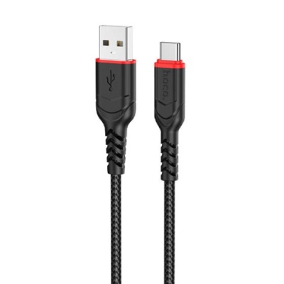 кабель hoco x59 victory usb - type-c 3.0a/1m (чорний) 
