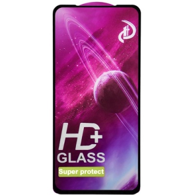 захисне скло glass full glue space для realme c55 (чорний) 