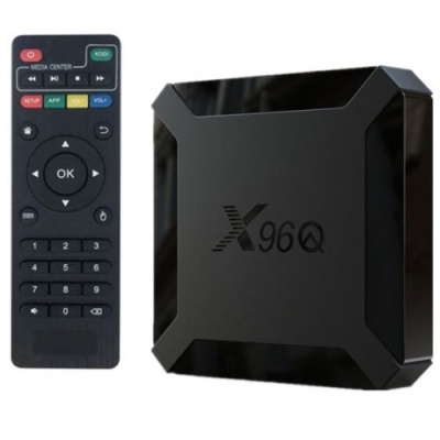 тв приставка x96q  2/16 allwinner h313, andr 10 (lan 1000 lerning) 