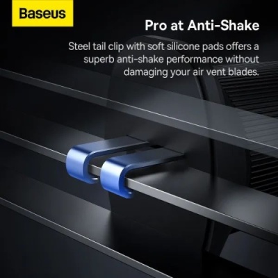 Автотримач з Бездротовим ЗП Baseus CW01 15W (C40141001111-00) (black)