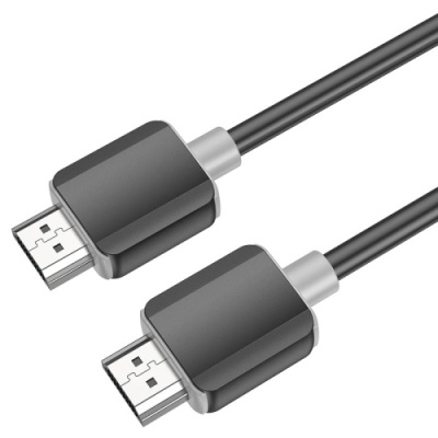 hdmi кабель hoco us08 4k 2,0 hd (3м) (чорний) 