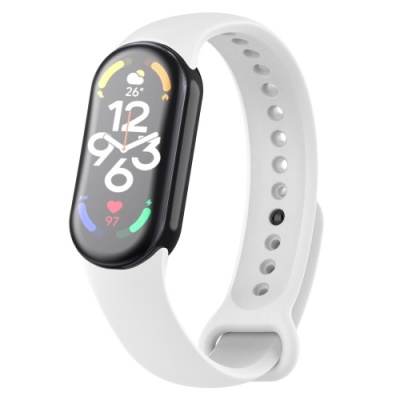 ремінець для xiaomi mi band 8/9/10 white 