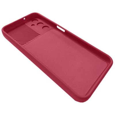 Купить силіконовий чохол soft tpu armor camshield для samsung m146 galaxy m14 5g - wine red онлайн