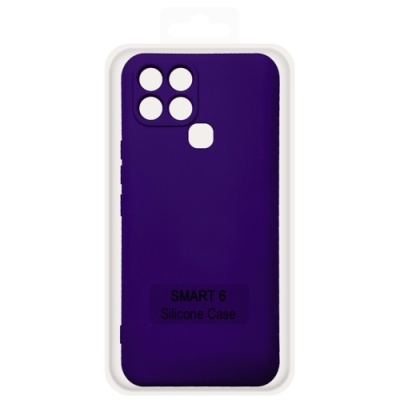 Купить чохол soft silicone case full для infinix smart 6 x6511 (purple) онлайн